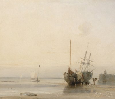 Mole von Calais, Frankreich von Richard Parkes Bonington